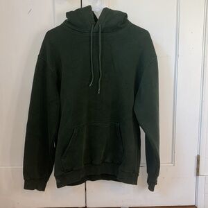 H&M Dark Green Hoodie for Men